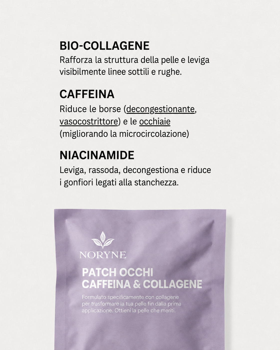 Patchs Hydrogel Anti-Cernes - Caféine, Collagène, Niacinamides